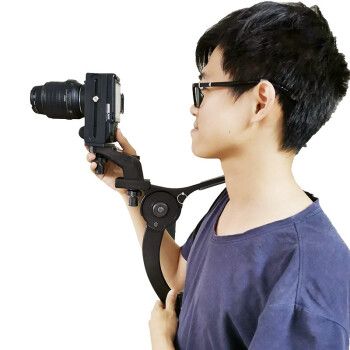 轻装时代肩托架摄像机支架手持稳定器单反相机dv摄影肩架肩扛配件电影
